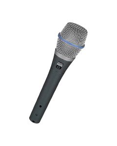 Shure BETA 87C Cardioid Condenser Vocal Microphone, Studio-Grade Sound with Personal Monitor Focus