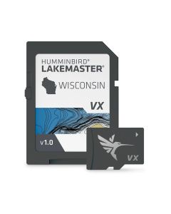 Humminbird LakeMaster Card - Wisconsin V1 Maps, VX Technology, SmartStrike, and Chart Presets