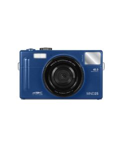 Minolta 48 MP Autofocus / 4K Ultra HD Camera with Selfie Mirror, 16x Digital Zoom Lens, MND25