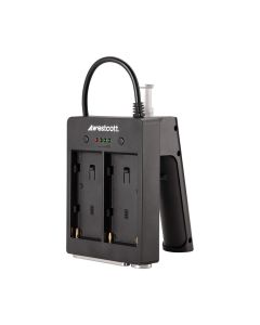 Westcott L60-B/U60-B NP-F Battery Grip with Adapter, Ideal for Portable LED Lighting & Location Use