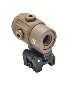 EOTech Micro 3x Magnifier with QD Flip Mount, 7.5° Angle of View, Fog Resistant, Tan