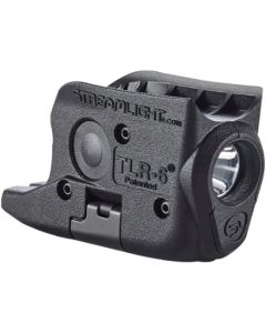Streamlight TLR-6 Tactical Weapon Light with Integrated Red Aiming Laser, 100 Lumen, Black, 69272