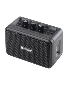 On-Stage Travel Electric Guitar Amp with Bluetooth, Rechargeable Battery, 7 Hr Play Time, TMP-TGA01