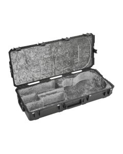 SKB iSeries Waterproof Acoustic Guitar Case with Wheels, TSA lock, Pressure Valve, Black, 3I-4217-18