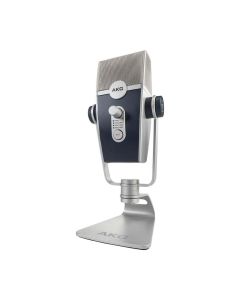 AKG Lyra Ultra HD USB Microphone, Selectable Capture Modes, 20Hz-20kHz Frequency, Silver, C44-USB