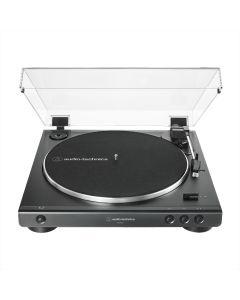 Audio-Technica AT-LP60X Fully Automatic Belt-Drive Turntable, 33/45 RPM, Phono Amplifier, Gun Metal