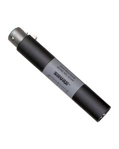 Shure A15HP In-Line High Pass Filter, Rolls Off Low-Audio Frequencies, Reduces 60 Hz Electrical Hum