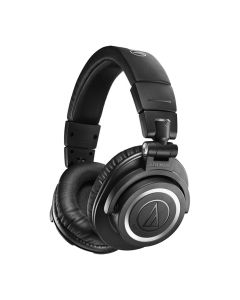 Audio-Technica M-Series Wireless Over-Ear Headphones, 45mm Drivers, Dual Mics, Black, ATH-M50xBT2