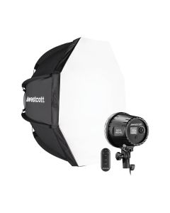 Westcott U60-B 60W Bi-Color LED 1-Light Softbox Kit, Type B (US) Plug, CRI 97, Remote Control, 810