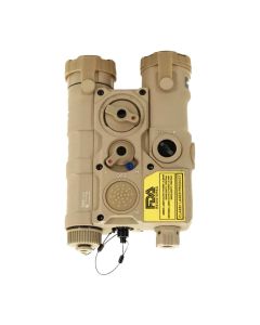 AGM WLAD 3B Class 3B IR/Green Laser Aiming Device, 500lm LED Light, IP68, NVG Compatible,Tan