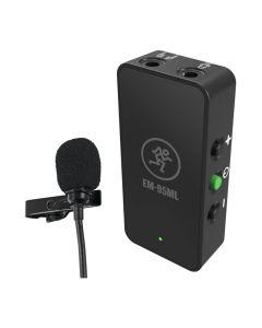 Mackie EM-95ML Lavalier Mic with In-Line Amp, Gain Control & Headphone Jack for Mobile & DSLR Use