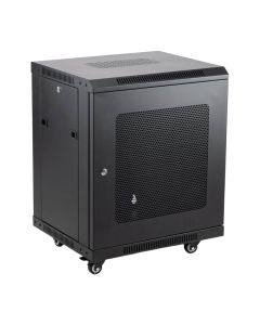 On-Stage 12 RU Wall Mount Knock-Down Equipment Rack For Touring Rigs, Studios, and Venues, RKD1200