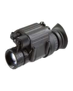 AGM Global Vision PVS14 3AW1 1x26mm f/1.2 Gen 3 Level 1 White Phosphor Night Vision Monocular, Black