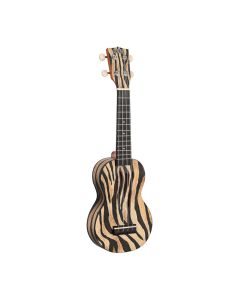 Mahalo Zebra Motif Ukulele