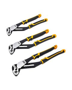 Gearwrench 3 Piece PITBULL K9™ Straight Jaw Dual Material Tongue and Groove Pliers Set