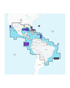 Navionics Mexico, Caribbean to Brazil -Inland & Coastal Marine Charts, Navionics Platinum+, NPUS013R