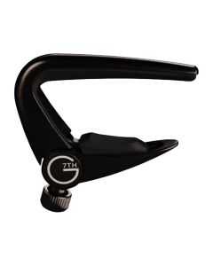 G7th Newport Partial 5-String Guitar Capo, Drop-D Style Tuning, Flip Lever, Black, G7NPBK-U