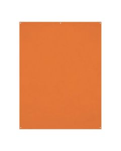 Westcott 5 ft. x 12 ft. X-Drop Wrinkle-Resistant Backdrop, for Traveling Photographers, Tiger Orange, 540S