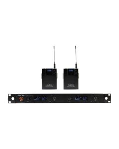 Audix AX AP62BP R62 Two Channel RX with Two B60 Bodypack TXs, 522 to 586 MHz, One-touch auto scan