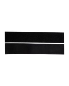On-Stage Hook & Loop Fastener Strips, Industrial-Strength Sticky Tape, Black, HL4000