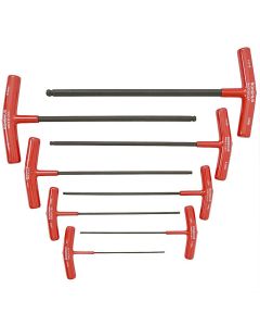 Bondhus Ball End T-Handle 8-Piece Set, ProGuard™ Finish, Solid Steel Construction, BTX80M
