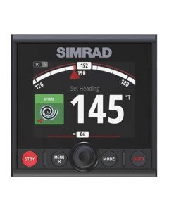 Simrad AP44 Autopilot Controller, 4.1 Inch Display, NMEA 2000, IPX7, Rotary Dial, Turn Patterns