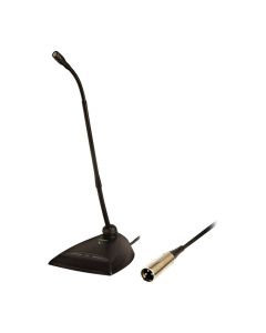 Shure MX412 Microflex® Standard Gooseneck Microphone, Built-In Desktop Mount, Preamp Included