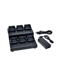 Standard Horizon 6-Unit Multi Charger, Operating Temperature Range +32°F to +104°F (0°C to +40°C)