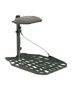 Novix Echo Hang On Treestand, All-Cast Aluminum Platform with Included VersaStraps™, OD Green