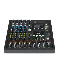 Mackie Onyx8 8-Channel Premium Analog Mixer with Multitrack USB, British-Style Perkins 3-Band EQ