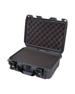 Nanuk 915 Hard Utility Case with Foam, Waterproof and Crushproof Design, Graphite, 915S-010GP-0A0