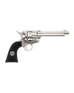Umarex Colt Single Action Army 45 .177 Nickel Pellet Pistol Revolver, 12g CO2 Powered