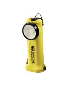 Streamlight Survivor Right-Angle Rechargeable LED Flashlight with Fast-Charge 12 VDC Charger, Yellow