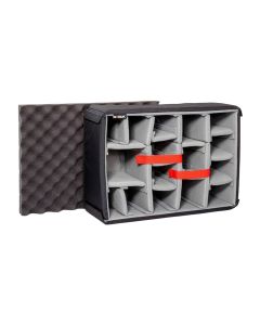 Nanuk 933 Protective Case with Padded Dividers for Organized Gear Storage, Black, 60-93301-K