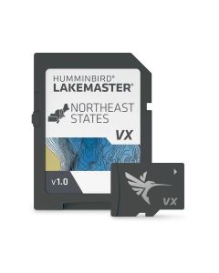 Humminbird LakeMaster Card - Northeast V1 Maps, VX Technology, SmartStrike, and Chart Presets