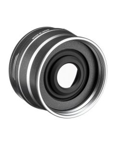 Fujifilm WCL-X100 II Wide Conversion Lens for X100F Cameras, 0.8x Magnification, 28mm, Silver