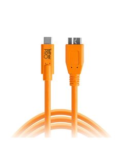 Tether Tools TetherPro USB-C to 3.0 Micro-B Cable, Shielded, 15-Ft. (4.6m), 5 Gbps