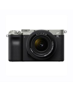 Sony Alpha 7C - Full-frame Interchangeable Lens Camera & Lens Kit 24.2MP, 10FPS, 4K/30p, Silver