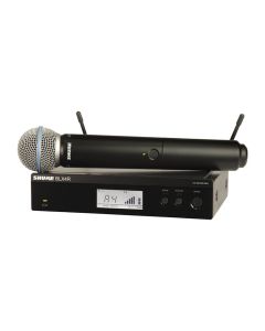 Shure BLX24R/B58 Rackmount Wireless Handheld Microphone System with Beta 58A Capsule