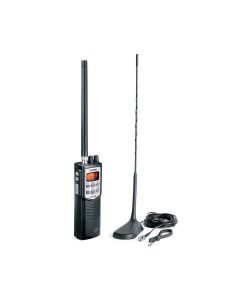 Uniden PRO501TK Handheld CB Radio with High Gain Magnetic Mount Antenna, NOAA Weather Alerts