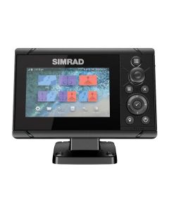 Simrad Cruise 5, US Coastal Map, 83/200 Transducer, Split Screen, Rotary Dial Control, 70° Viewing