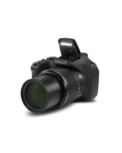 Minolta 20MP 67X Optical Zoom Wi-Fi Bridge SLR-Style Camera, 1080p HD video, 3 Inch LCD, MN67Z