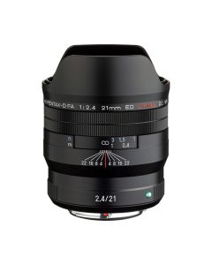 Pentax HD D FA 21mm f/2.4ED Limited DC WR Full-Frame Lens, K-Mount,Multi-Layer HD Coating, Black