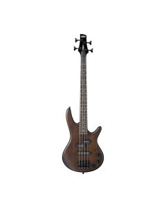 Ibanez miKro Short-Scale 4-String Bass, Poplar Body & Bolt-On Maple Neck, Walnut Flat, GSRM20