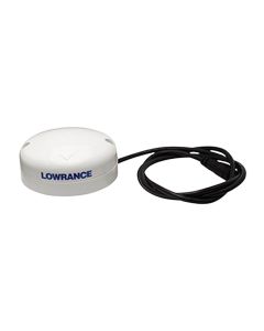 Lowrance Point-1 GPS Antenna with Built-in Compass, NMEA 2000®, Supports GPS and GLONASS, White