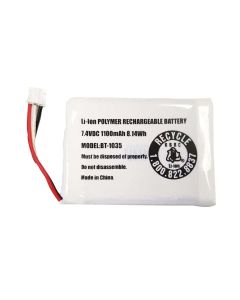 Uniden Replacement Rechargeable Battery Pack for Atlantis 270, Li-Ion Polymer, 7.4V DC
