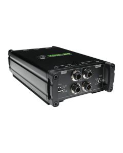 Mackie MDB-2P Stereo Passive Direct Box, Dual 1/4 Inch Inputs & Thru Jacks, XLR Outputs, Ground Lift