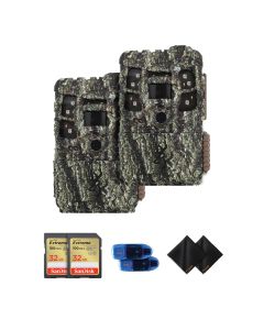 Browning Defender Pro Scout Max Cellular Trail Cam Kit: 32GB SD, Tree Strap, Mount & Reader (2-Pack)