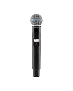 Shure Handheld Transmitter with Beta 58A Capsule, Transparent 24-Bit Digital Audio Quality