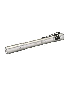 Streamlight Stylus Pro Penlight, 100 Lumens, Compact LED Flashlight with Clip, Silver, 66121